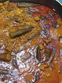 عکسی از دستور خورشت بامیه
