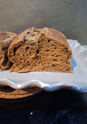 Une photo de Gateau banane cacahuète