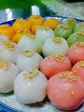 Five-Color Bánh Trôi (Vietnamese Glutinous Rice Balls)