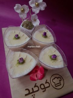 عکسی از دستور پودینگ نارگیلی 😀 (دسر ماه رمضان)