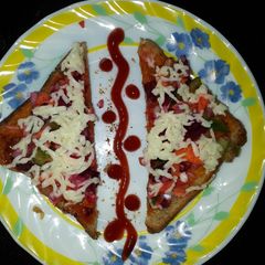 A picture of Bread pizza.