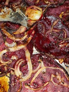 A picture of Roasted beets.