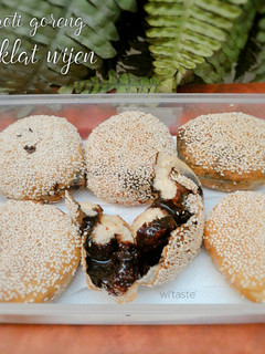 Foto resep Roti goreng coklat wijen