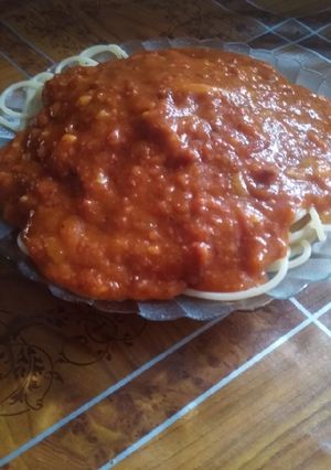 Foto resep Spagetti bolognese kornet ala bunda sakha