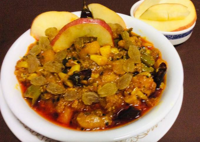 Simple Way to Make Delicious Apple &amp; Sprouted fenugreek pickle