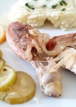 Una foto de Pollo al limón