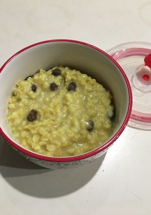 Una foto de Arroz Basmatic integral en leche de Soja