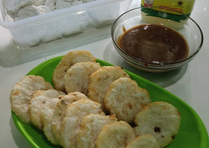 Cireng nasi (manfaatkan nasi sisa)