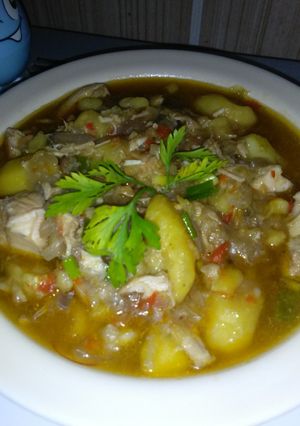 A picture of Potatoes Porridge.