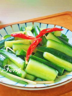 麻油涼拌糖醋小黃瓜 的食譜成品照片