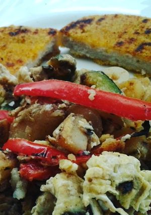 Una foto de Revuelto de verduras