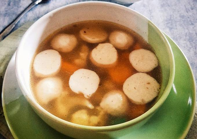 Resep Sup Bakso Ikan Oleh Ikasoerya Cookpad