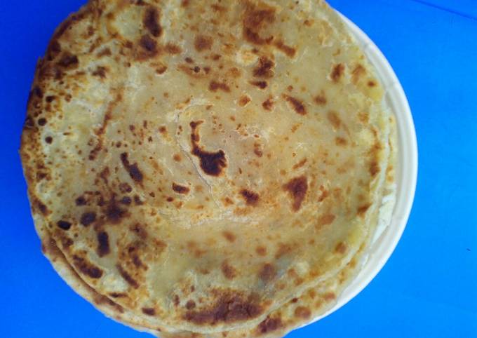 Soft chapati and green peas