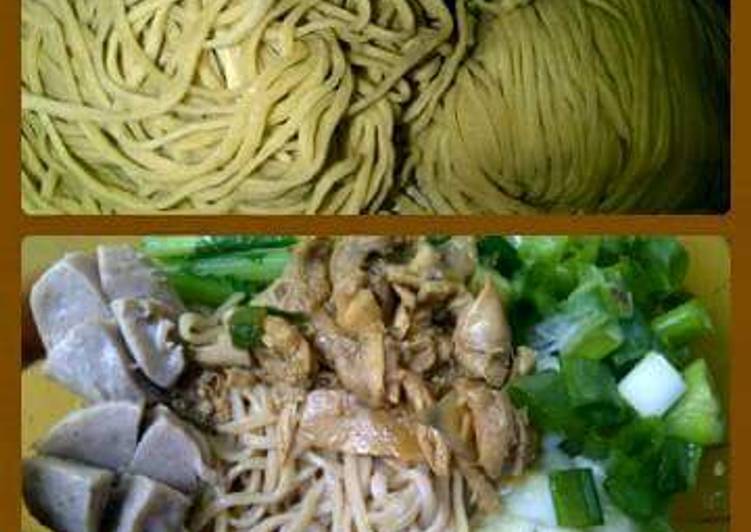 Cara mudah Menyiapkan MIE AYAM “Bunda Mal”, Enak