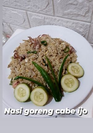 Foto resep Nasi goreng cabe ijo