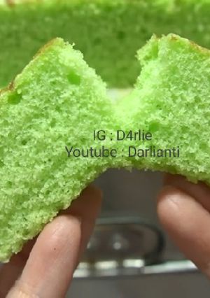 Foto resep Bolu pandan santan (tekstur chiffon)👍