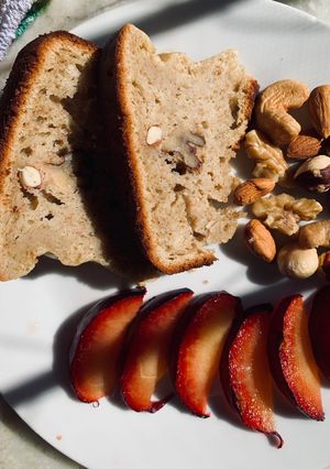 Una foto de Budín de banana integral 🍌🍞