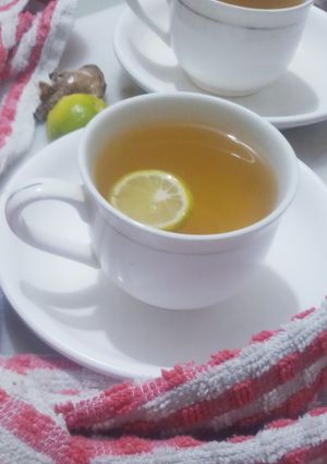 A picture of Lemon ginger tea.