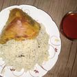 چلو مرغ ساده و سریع
