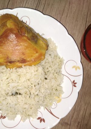 عکسی از دستور چلو مرغ ساده و سریع