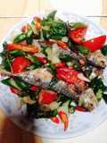 Ikan asin peda tumis cabe ijo