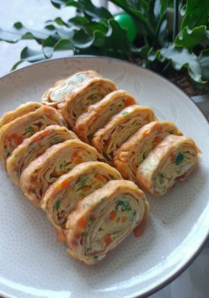 Foto resep 01. Telur Gulung Sayur