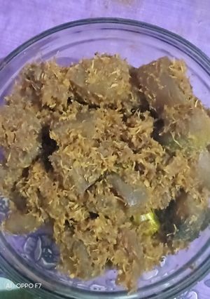 Foto resep Srundeng kikil kepala sapi