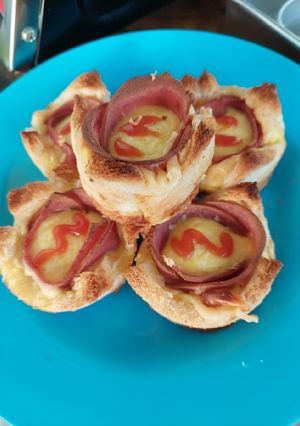 Foto resep Smooked beef & egg muffin