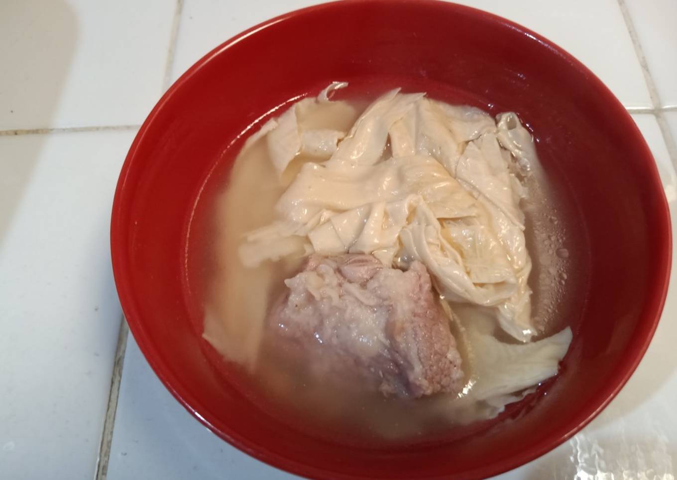 Sop Baikut kembang tahu (non halal)