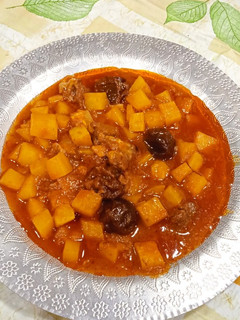 عکسی از دستور تاس کباب (یا خورشت آلو)