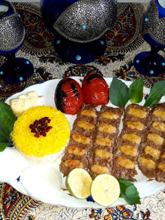 عکسی از دستور کباب تابه ای نگین دار