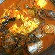Asam padeh (asam pedas) ikan tongkol dan tahu khas Padang