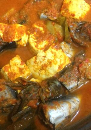 Foto resep Asam padeh (asam pedas) ikan tongkol dan tahu khas Padang