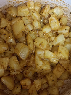 Una foto de Papas o patatas al ajillo Monsieur Cuisine plus