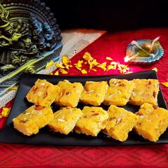 A picture of Chana Dal burfi.