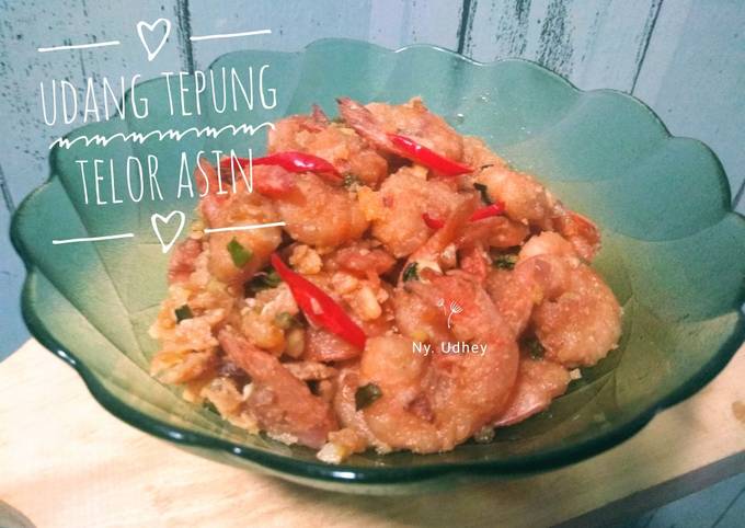 Udang Tepung Telor Asin