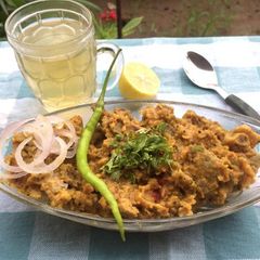 A picture of Vagharelo bajra rotla.