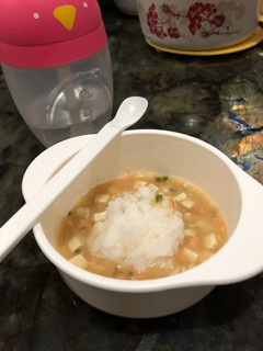 Foto resep Mpasi mun tahu udang 11mo+