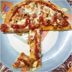 A picture of Umbrella pizza.