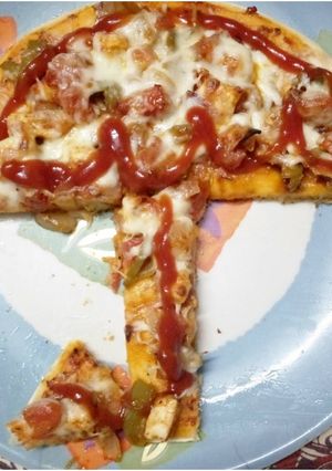 A picture of Umbrella pizza.