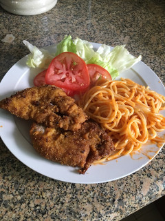 Una foto de Milanesa de res