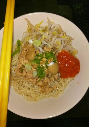 Foto resep Mie ayam jamur