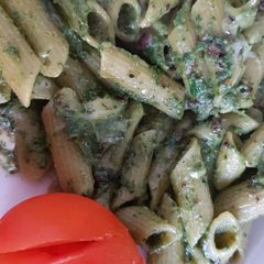 Nettle and mint pesto A picture of Nettle and mint pesto.