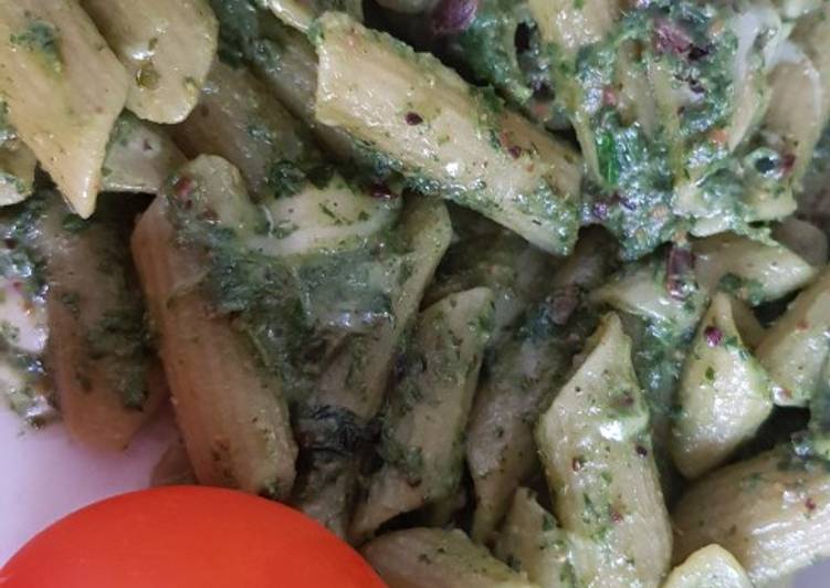 Recipe of Quick Nettle and mint pesto