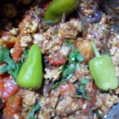 A picture of Chicken Qeema.