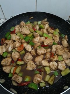 Foto resep Ayam lada hitam#bikinramadhanberkesan