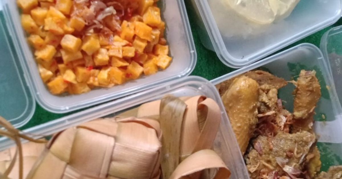 Sambel Goreng Kentang dan Opor Ayam