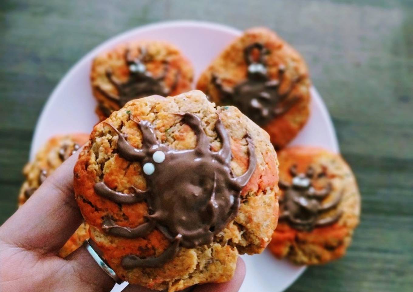 Cookies au beurre de cacahuetes halloween