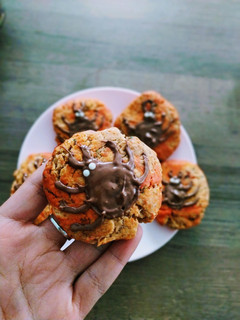 Une photo de Cookies au beurre de cacahuetes halloween
