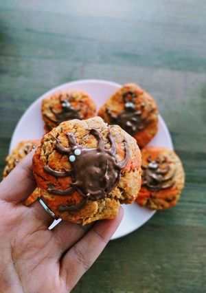 Une photo de Cookies au beurre de cacahuetes halloween